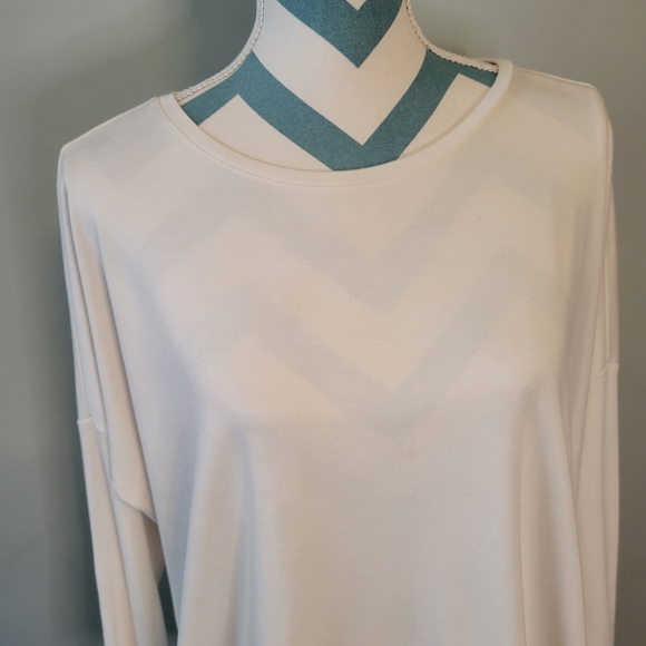 Ann Taylor LOFT Relaxed Softserve Slub Tee Size L - Picture 2 of 10